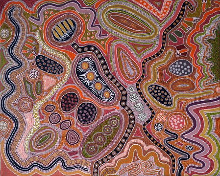aboriginal style - dot painting