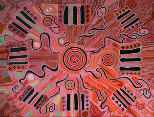 aboriginal style - dot painting