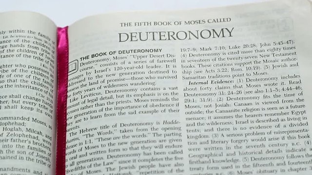 The Book Of Deuteronomy