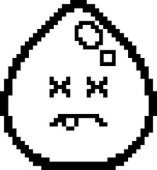 Dead 8-Bit Cartoon Water