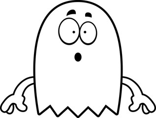 Surprised Cartoon Ghost