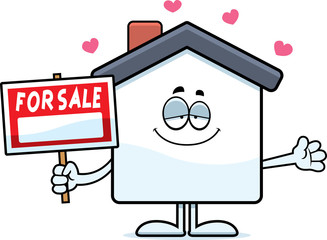 Cartoon Home Sale Love