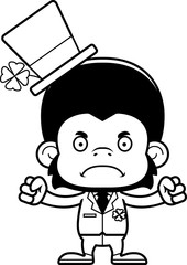 Cartoon Angry Irish Chimpanzee