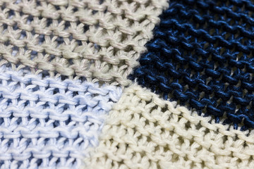 Strickmuster mehrfarbig