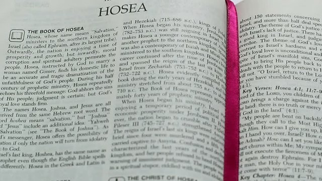The Book Of Hosea