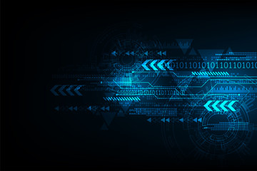 The movement of information in the digital world.