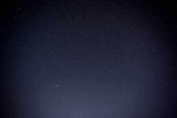 Black night sky plenty of stars with