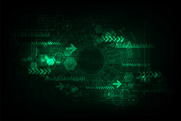 Vector abstract background technology concept.