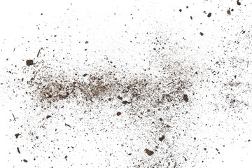 Obraz premium Dust isolated on white background, with clipping path