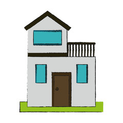 family classic house icon image vector illustration design