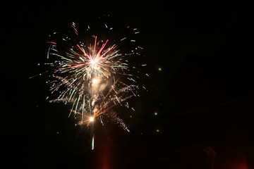 Obraz premium Feu d'artifice en Moselle