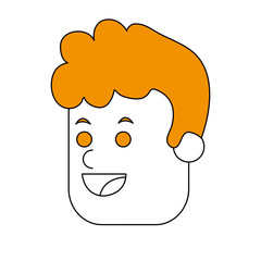 happy man icon image vector illustration design