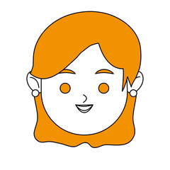 happy woman icon image vector illustration design
