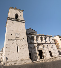 Fototapeta premium Facade of Benevento Cathedral (Italy)