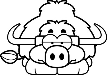 Obraz premium Bored Little Yak