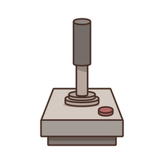 Console joystick videogame icon vector illustration graphic design