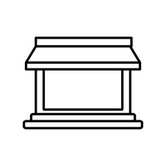 Store building symbol icon vector illustration graphic design