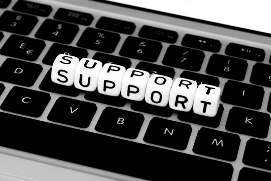 Support symbol on keyboard