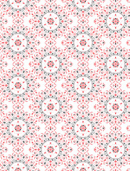 openwork  winter seamless vector pattern with  stylized  snowflakes, christmas