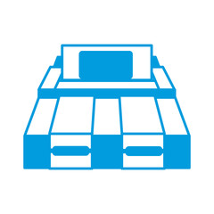 Console videogame isolated icon vector illustration graphic design