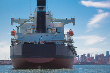 Photo of big cargo ship