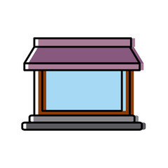 Store building symbol icon vector illustration graphic design