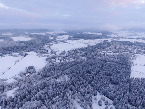 Endless winter landscape