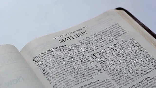 The First Page Of The New Testament