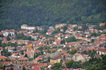 Fototapeta na wymiar Old city of Brasov, Romania