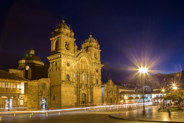 Naklejka na ściany i meble Catholic Church in Cusco, Peru