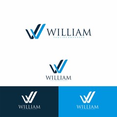 modern letter W business logo inspiration ready to branding