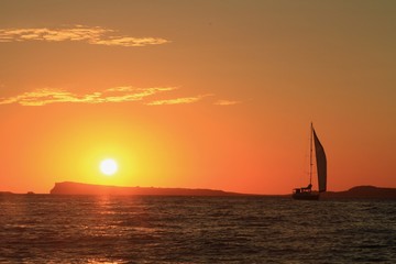 sunset Ibiza