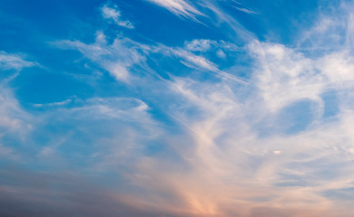 Swirling clouds