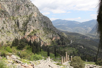 Fototapeta na wymiar Delphi, Greece, 2017