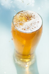 Mug of beer. Carbonated alcoholic beverage. Malt. Recreation.