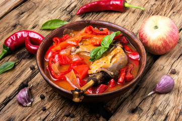 lecso dish of Hungarian cuisine