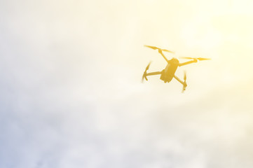 Quadcopter in the sky - 171484123