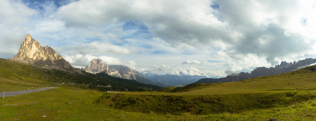 Fototapeta na wymiar Passo Giau in Dolomites, South tirol, Italy