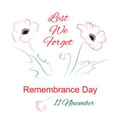 Remembrance day symbol