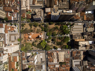 Fototapeta premium Aerial View of Ribeirao Preto city in Sao Paulo, Brazil