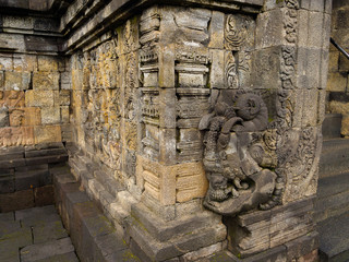 Bas relief, Borobudur Temple, Location in Central Java