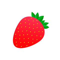Vector icon of strawberry.