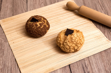 Preparing home made cookies