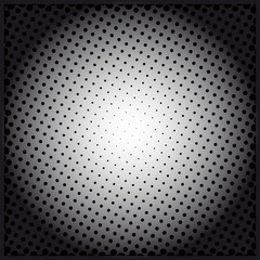 Halftone effect pattern. Black and white graphic vector illustration. Abstract dotted vector background.