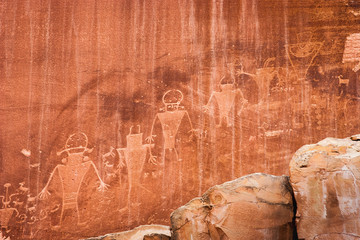 Petroglyps, Capitol Reef National Park, Utah