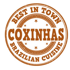 Coxinhas sign or stamp