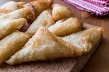 Turkish Borek with cheese / Peynirli Muska Boregi