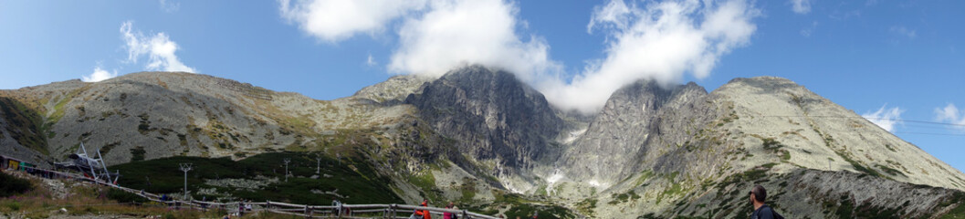Panorama of Strbske Pleso