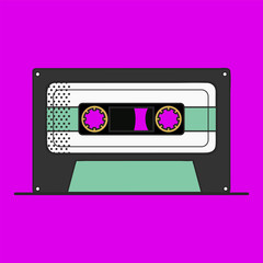 Obraz premium Illustration of retro object isolated on background