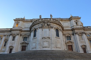 Basilica di Santa Maria della Salute on the giudecca Canal in Venice in Italy